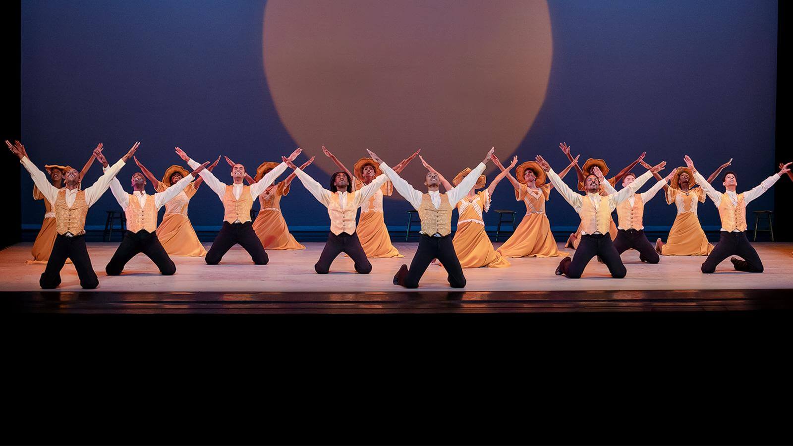 Alvin Ailey American Dance Theater in Alvin Ailey's 'Revelations'. Photo by Paul Kolnik