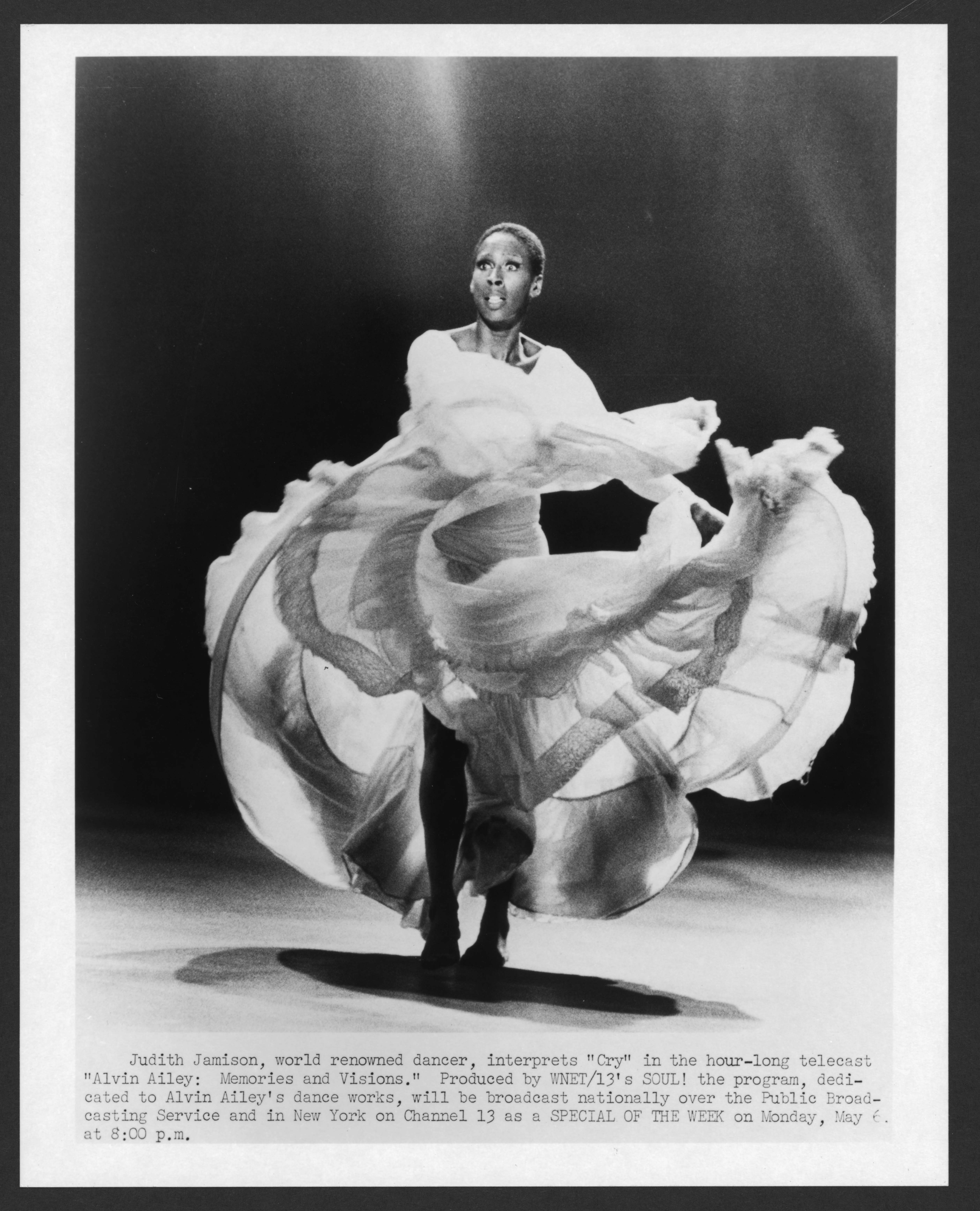 Judith Jamison in Alvin Ailey’s Cry. Photo by TK.