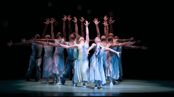 Alvin Ailey American Dance Theater in Alvin Ailey's Night Creature, 2022 ONG performance. Photo by Christopher Duggan