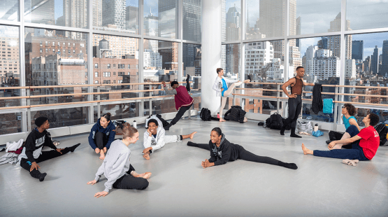 Students from The Ailey School Professional Division. Photo by Nir Arieli