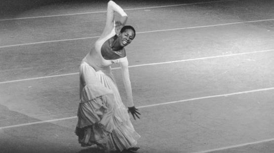 Judith Jamison in Alvin Ailey's 'Cry'. Photo by Fred Fehl.