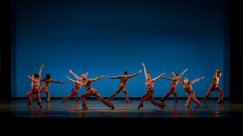 Alvin Ailey American Dance Theater in Twyla Tharp's Roys Joys. Photo by Paul Kolnik
