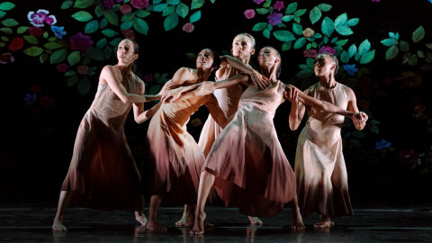 Alvin Ailey American Dance Theater in Jamar Roberts' Ode. Photo by Paul Kolnik_femalecast