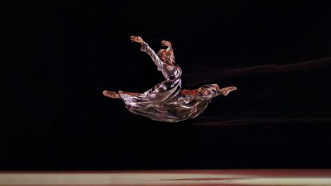 Alvin Ailey American Dance Theater's Caroline Dartey in Elizabeth Roxas-Dobrish's 'Me, Myself and You', photo by Paul Kolnik