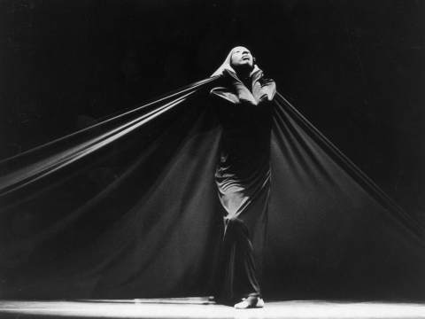 Judith Jamison in Alvin Ailey’s 'Passage'. Photo by Johan Elbers.